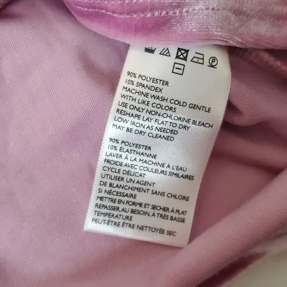 NWOT Urban Outfitters Maddie Lilac Velvet Dual Tie Front Playsuit Romper Size S - Picture 14 of 15